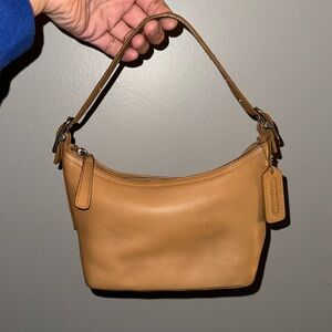 Vintage Y2K Coach Mini Demi Hobo Baguette